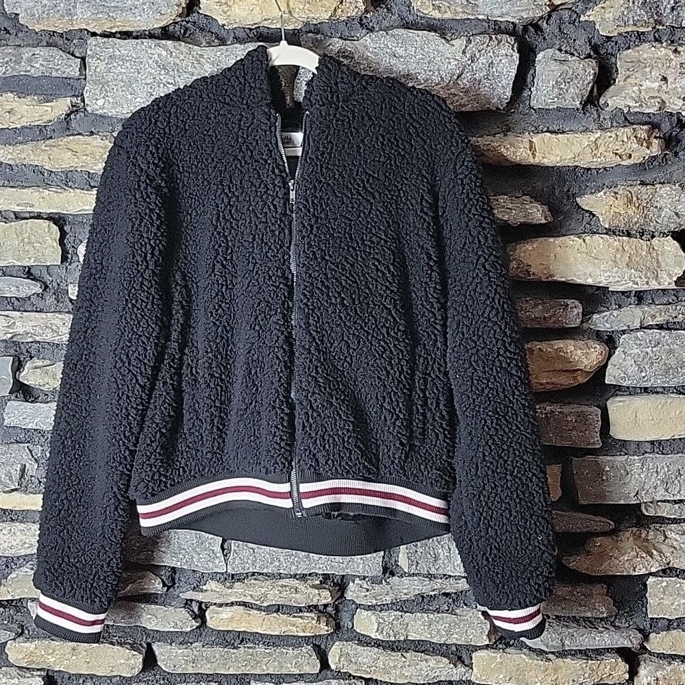 Women's Charlotte Russe oversized hooded teddy jacket size XL